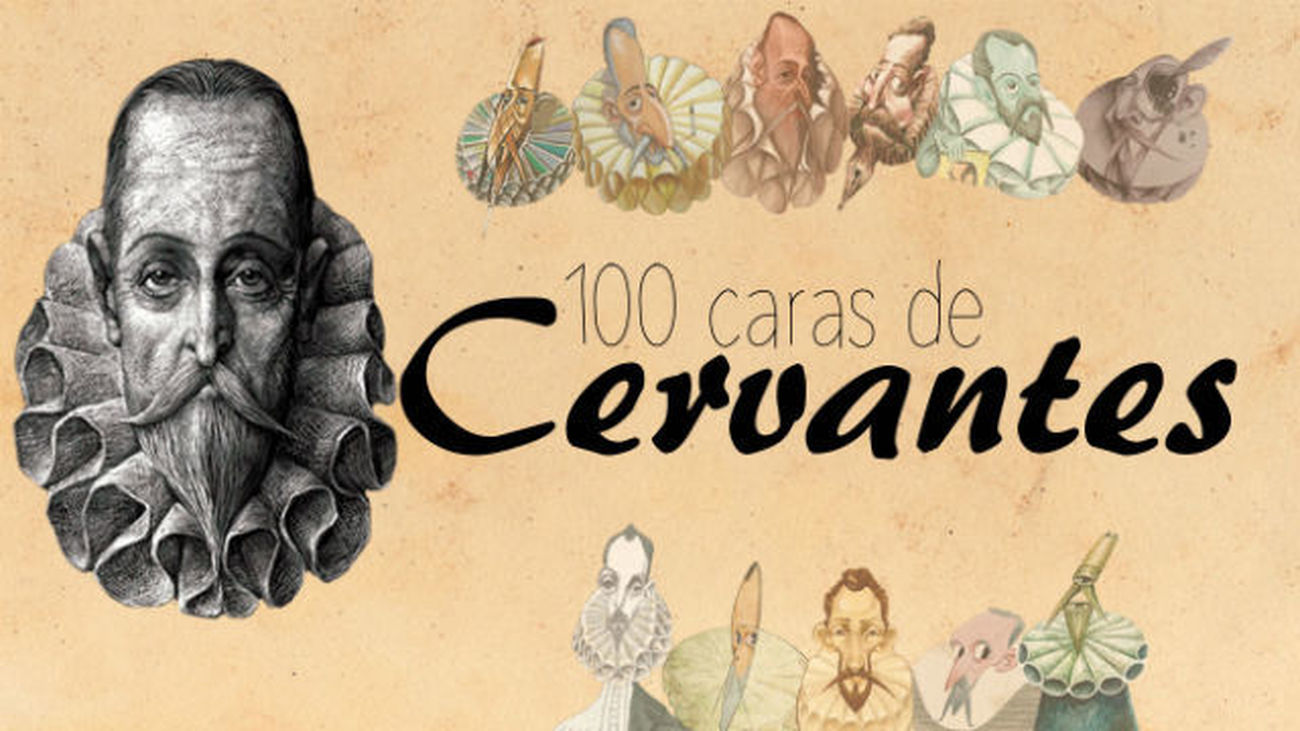 La muestra '100 caras de Cervantes' reúne piezas de autores de 22 países en Alcalá