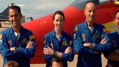 Rosa, la primera mujer en incorporarse a la Patrulla Aguila del Ejército del Aire