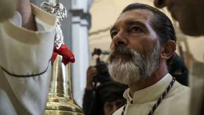 Antonio Banderas se reencuentra con su Virgen de Málaga