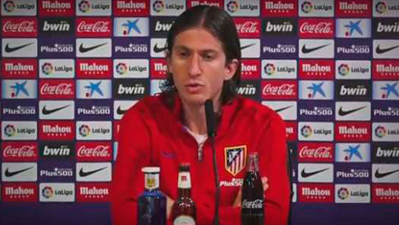 Filipe Luis: "El objetivo es la final; hay muchísima ilusión, confianza y creemos"