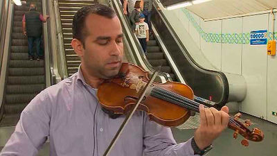 El violinista de Gran Vía