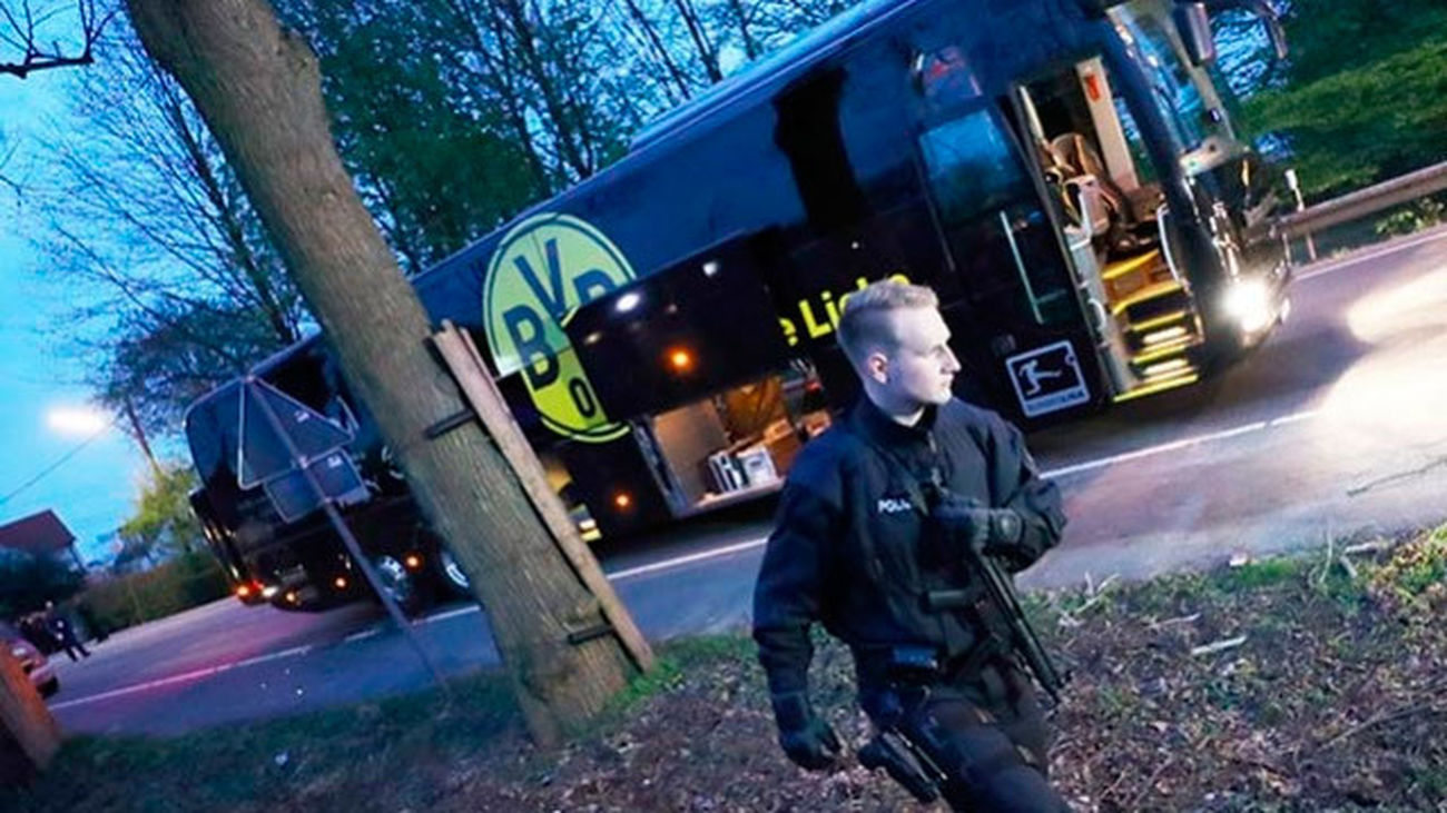 Imagen del autobús del Dortmund
