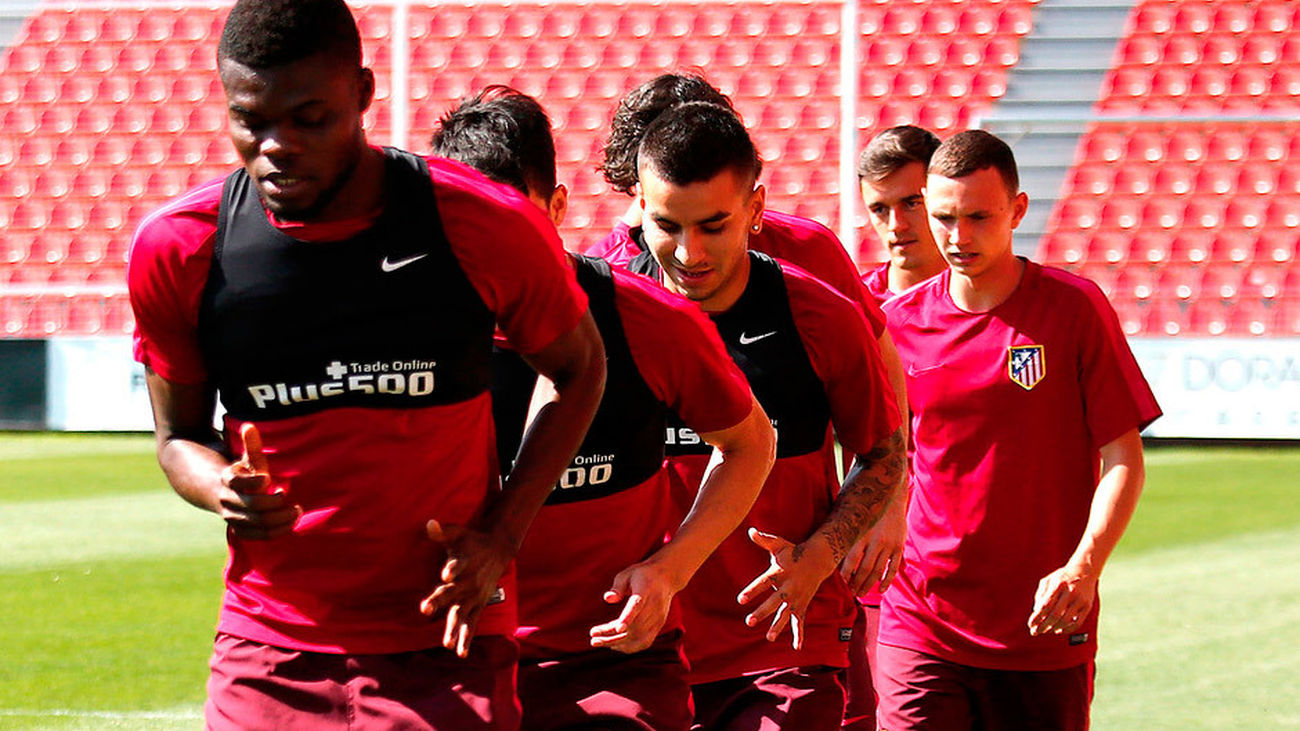 El Atlético prepara su duelo frente al Osasuna (Atlético de Madrid web)
