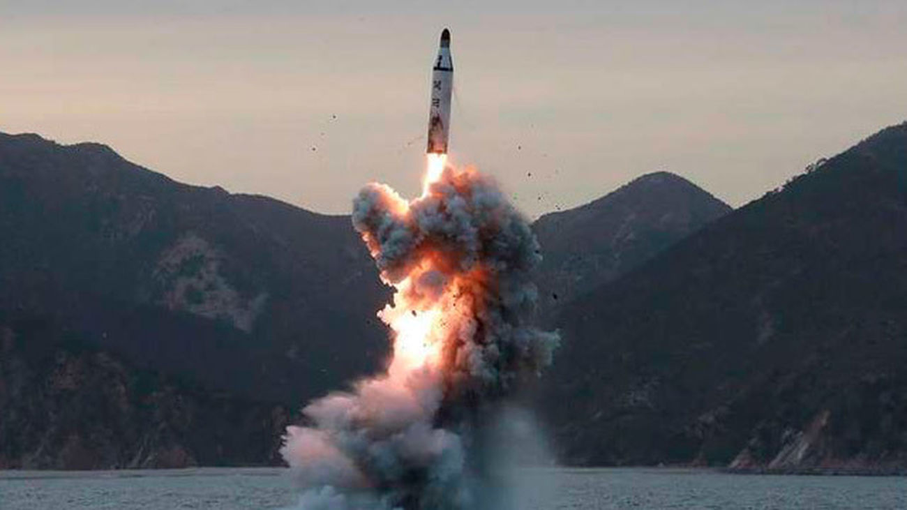 Lanzamiento misil en Corea del Norte
