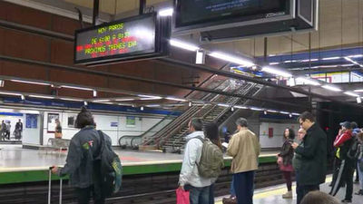 La nueva jornada de huelga en Metro termina con un 78% de trenes circulando, según la compañía