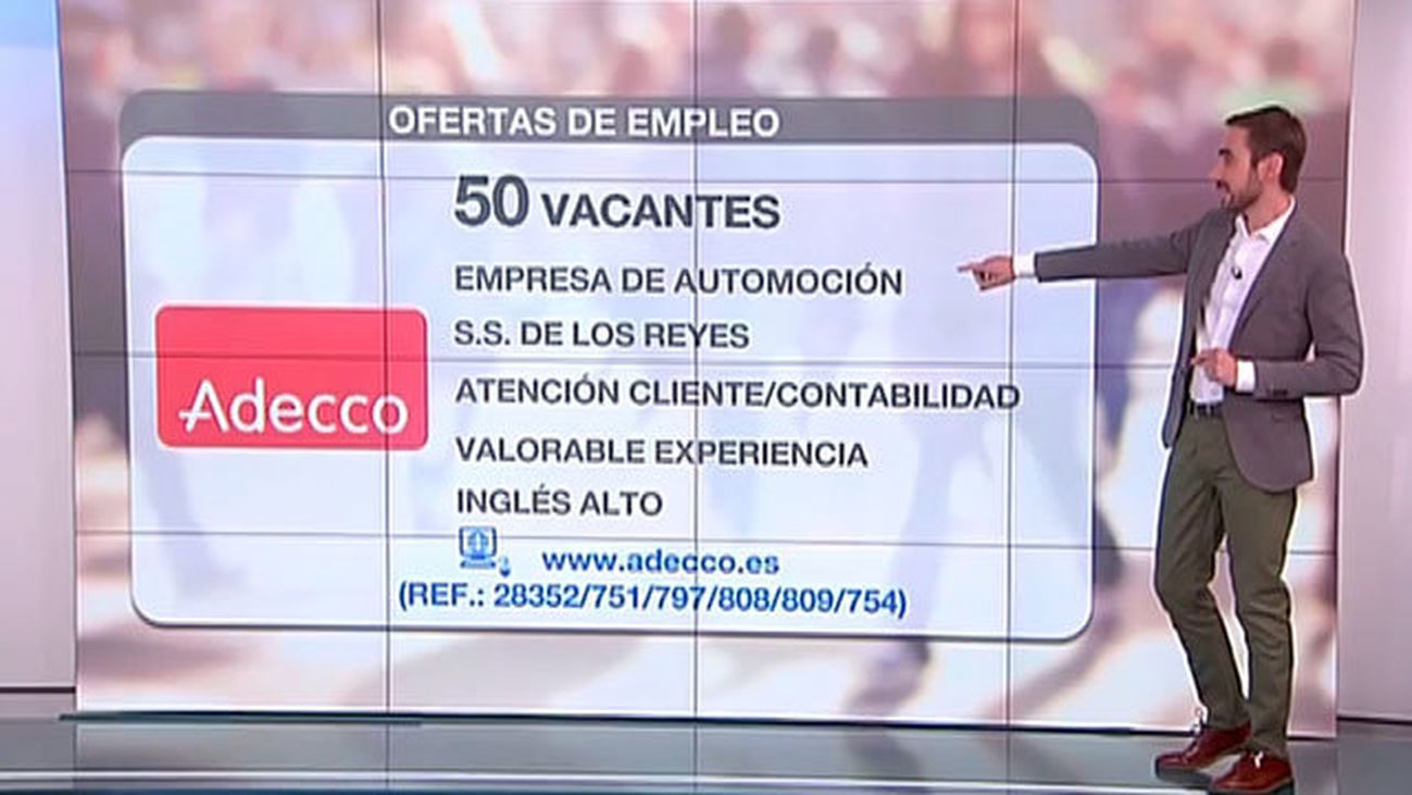 Más de 50 ofertas de empleo