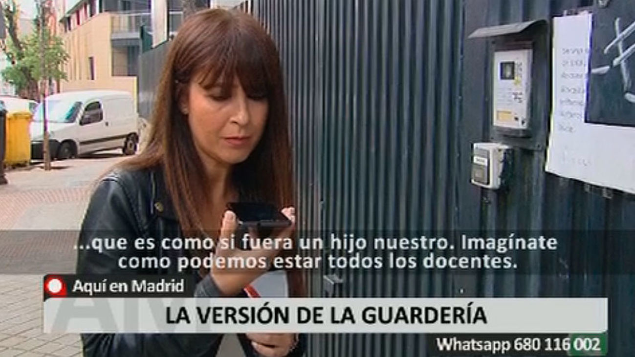 Una trabajadora de la guardería de Aravaca asegura que la niña fallecida salió bien del centro