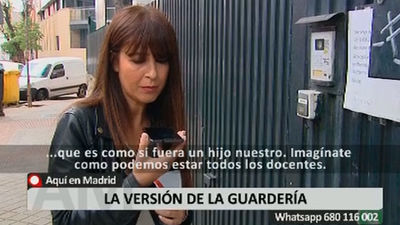 Una trabajadora de la guardería de Aravaca asegura que la niña fallecida salió bien del centro