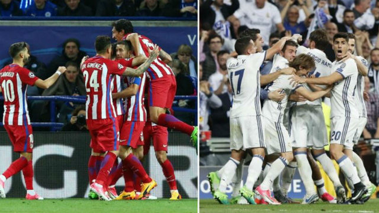 Real Madrid y Atlético esperan suerte para repetir final