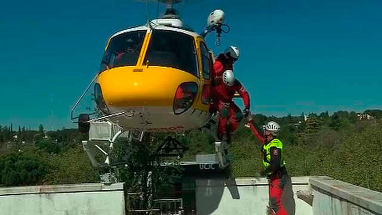 Helicóptero del SUMMA