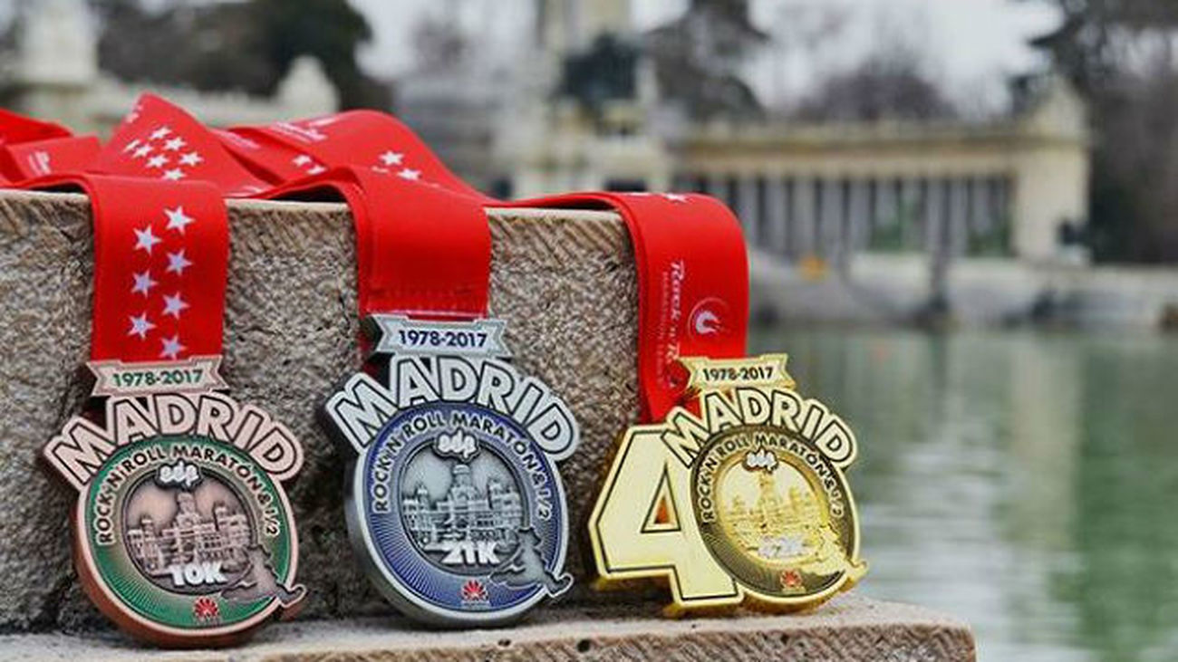Medallas del maratón de Madrid 2017