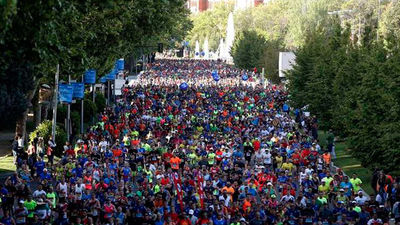 Madrid se echa a la calle en la Rock'n'Roll Maratón