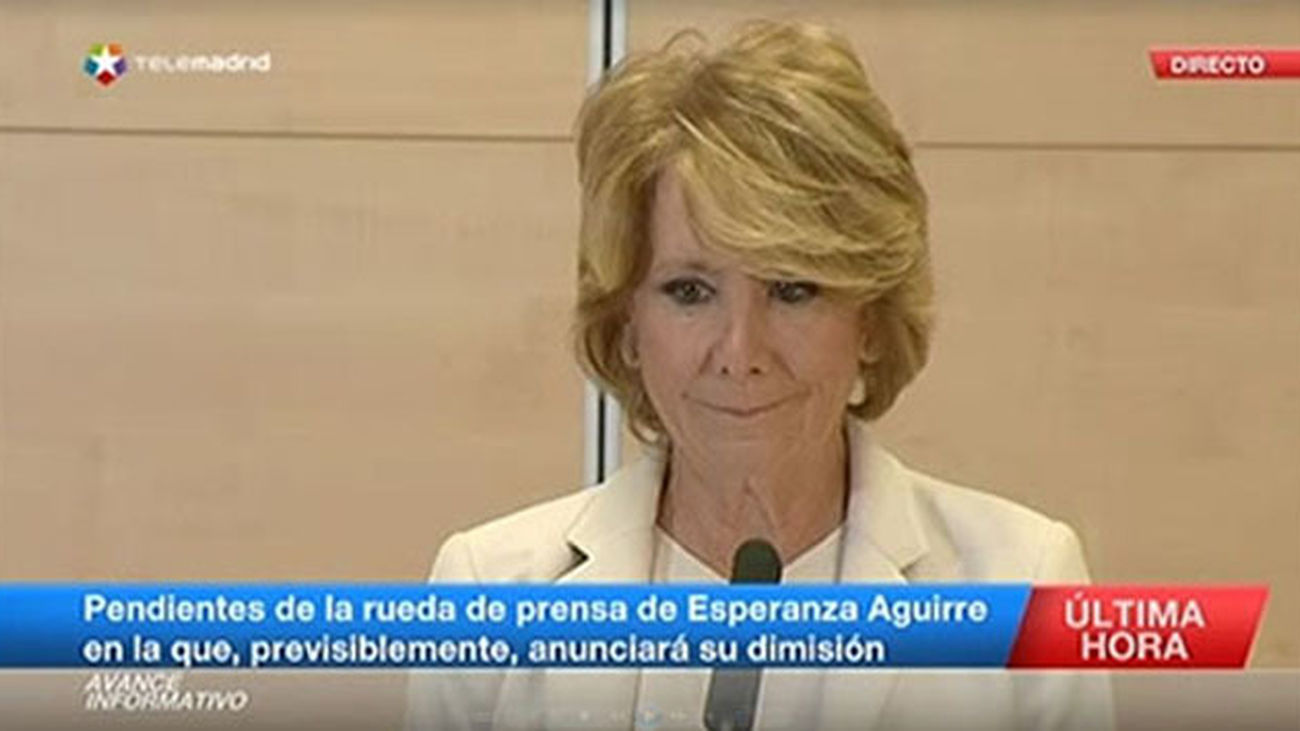 Dimision Esperanza Aguirre