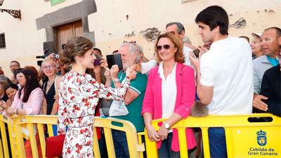 Los Reyes llegan a Las Palmas para comenzar su visita a Canarias