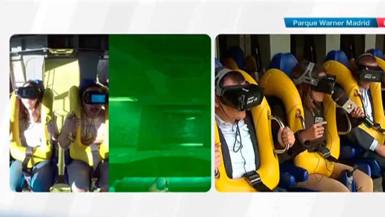 Primera montaña rusa con realidad virtual