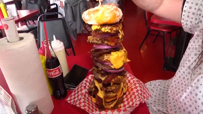 La hamburguesa con más calorías del mundo