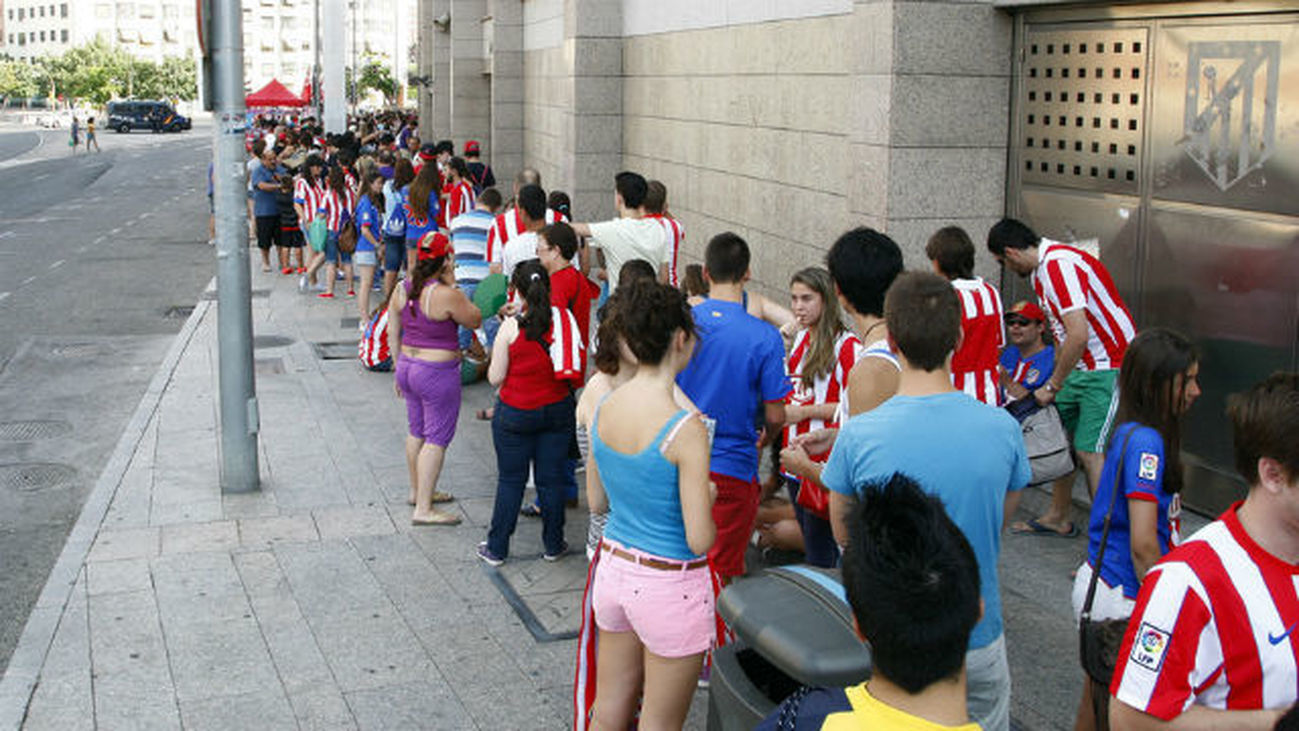 Los aficionados del Atleti agotan las entradas de la ida de semifinales