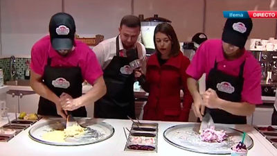 Helados a la plancha