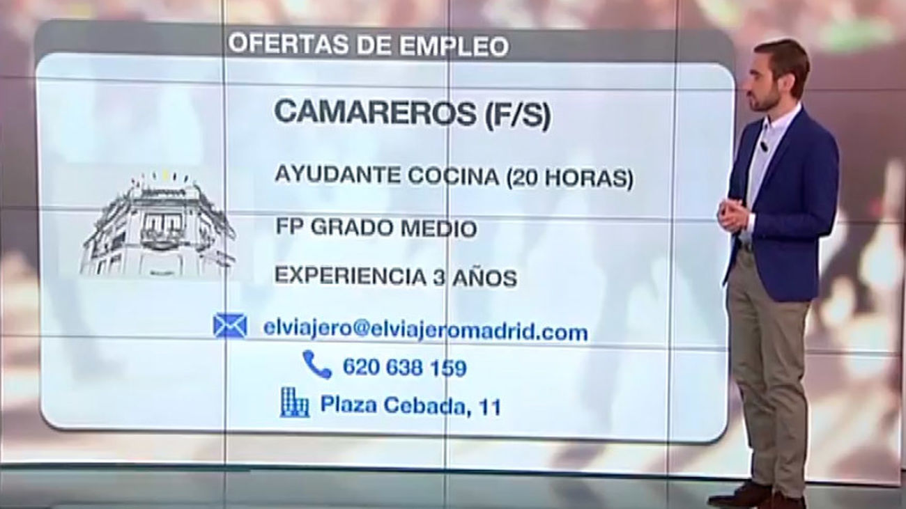 Se buscan camareros, ayudantes de cocina y biólogos