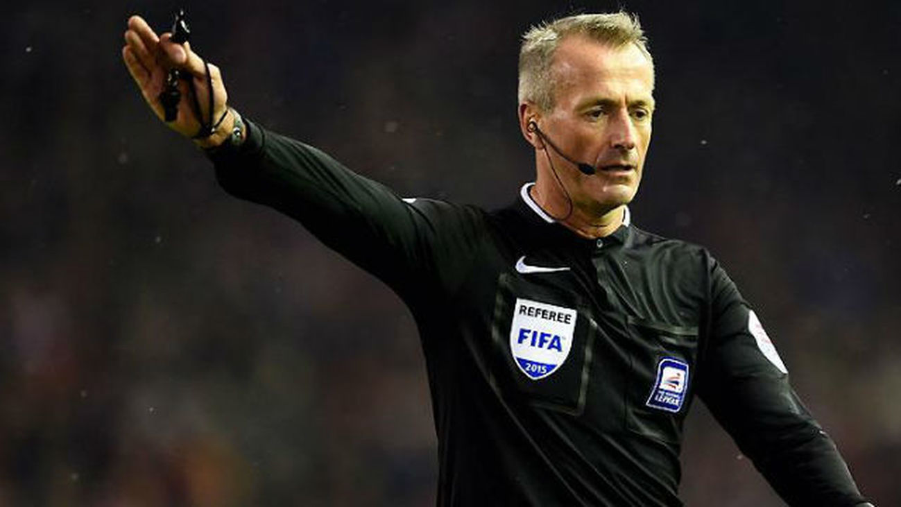 El inglés Martin Atkinson arbitrará el Real Madrid-Atlético