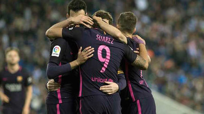 0-3. El Espanyol regala el derbi al Barcelona