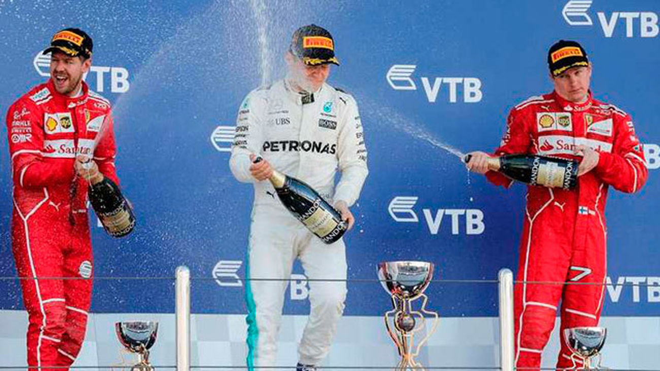 Bottas logra en Rusia su primera victoria en la Fórmula Uno