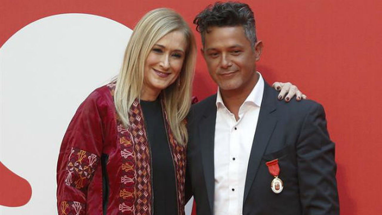 Cristina Cifuentes y Alejandro Sanz