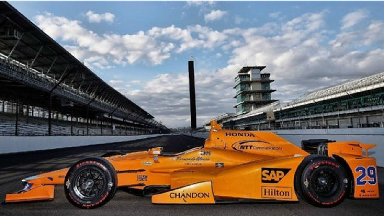 McLaren desvela el coche de Alonso para las 500 Millas de Indianápolis