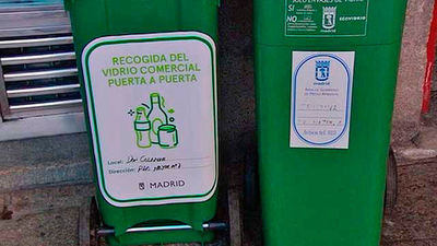 Arranca en Madrid la recogida de vidrio 'puerta a  puerta' en zonas de alta densidad hostelera