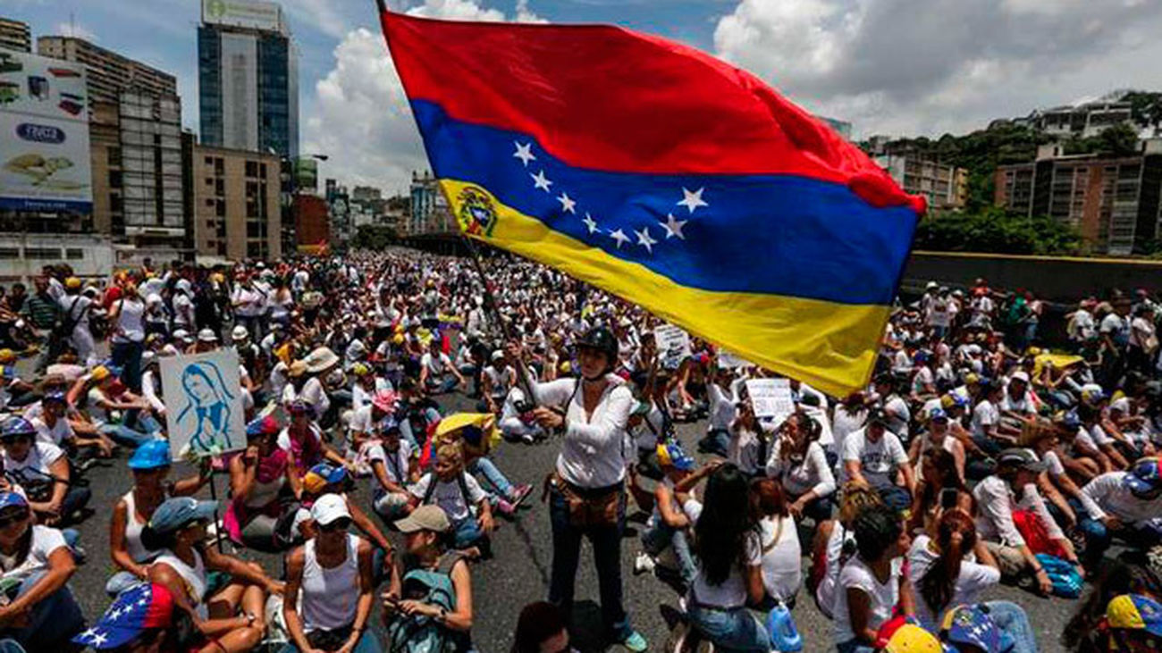 Manifestación de mujeres en Venezuela