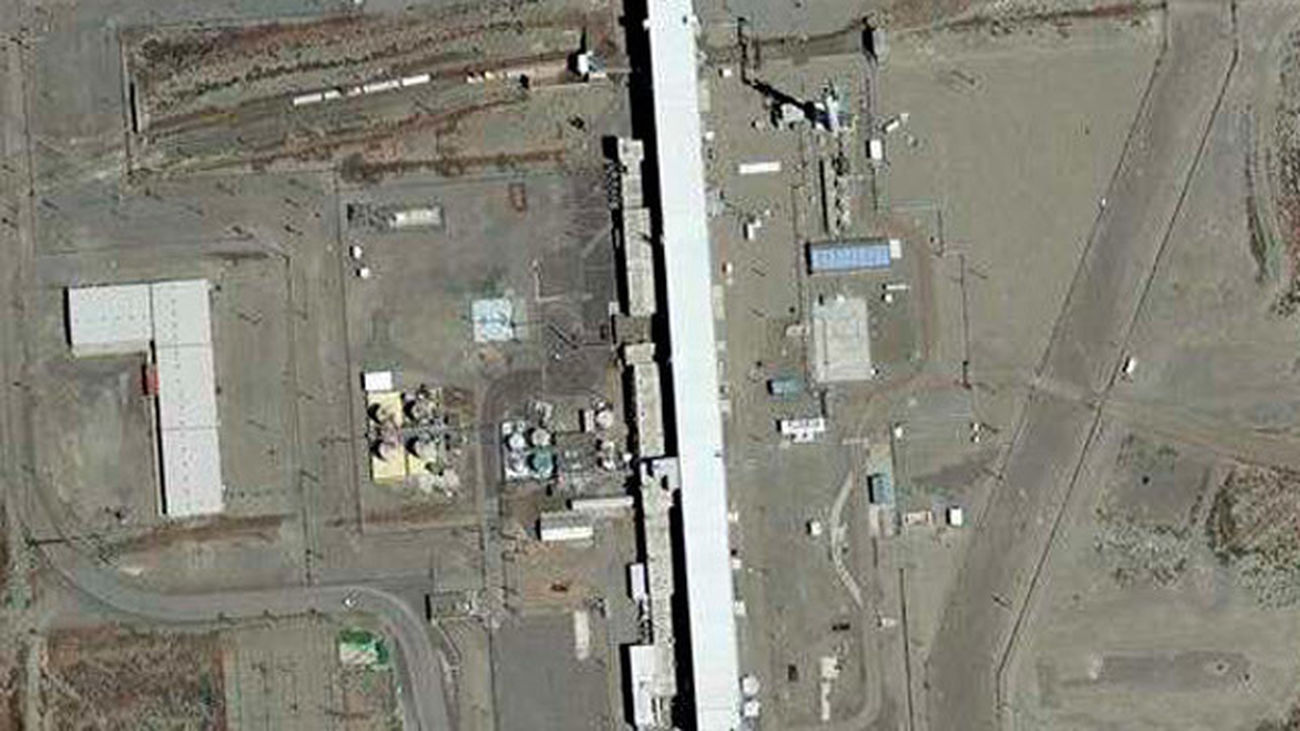 Imagen de Google Eart de la central nuclear de Harford