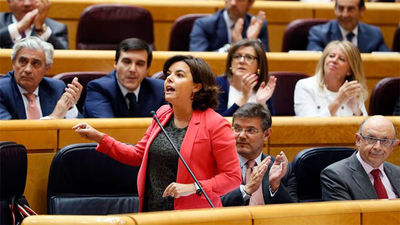 Santamaría pide a la Generalitat "parar de una vez la dinámica"  del referéndum