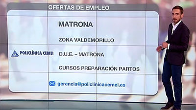 Se necesitan matronas y administrativos