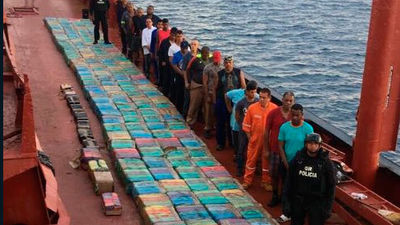 Golpe al narcotráfico con 5,5 toneladas de cocaína incautadas y 24 detenidos