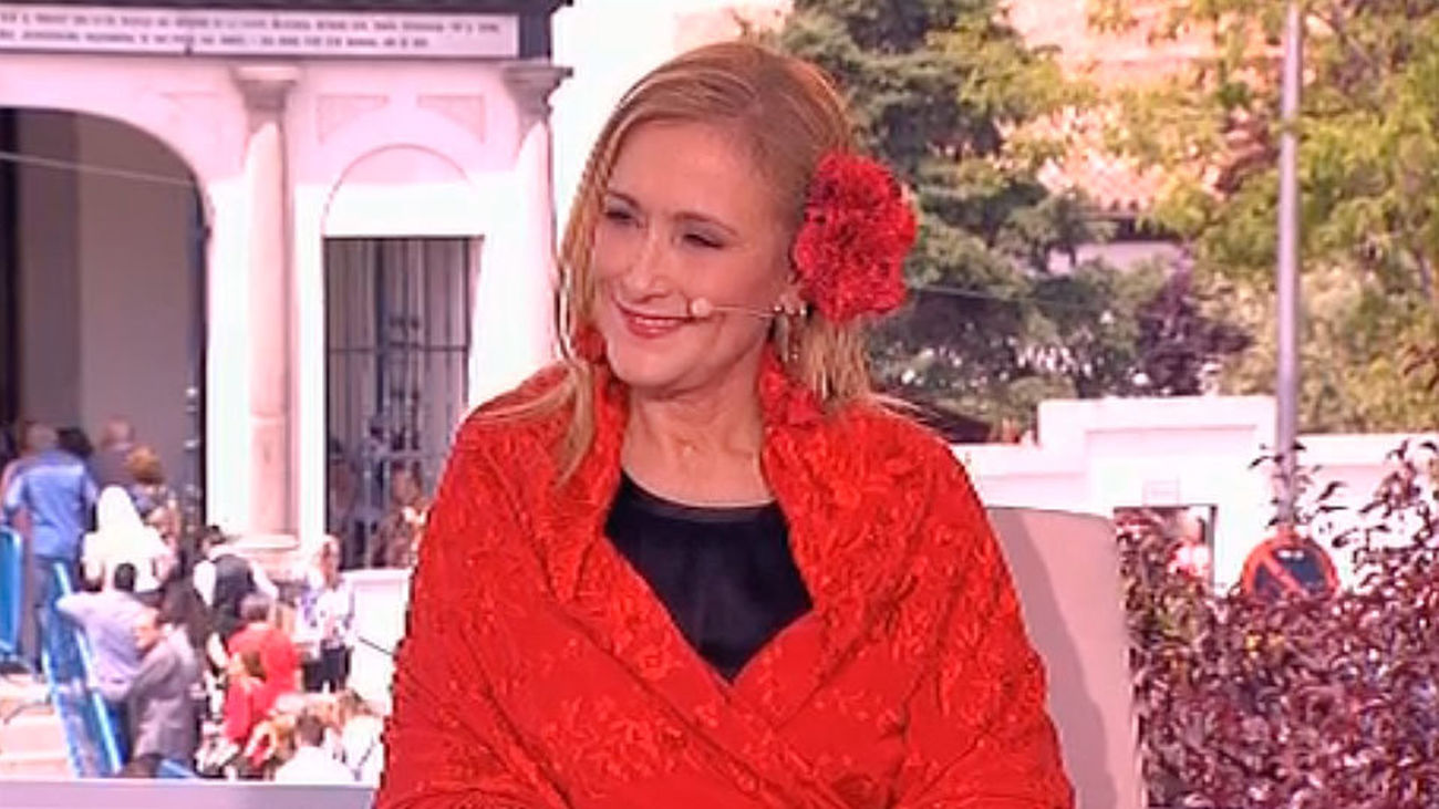 Cristina Cifuentes pide "más empleo en la Comunidad" al Santo Patrón