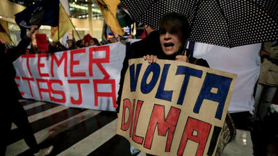 Miles de brasileños gritan "Fuera Temer" y exigen elecciones