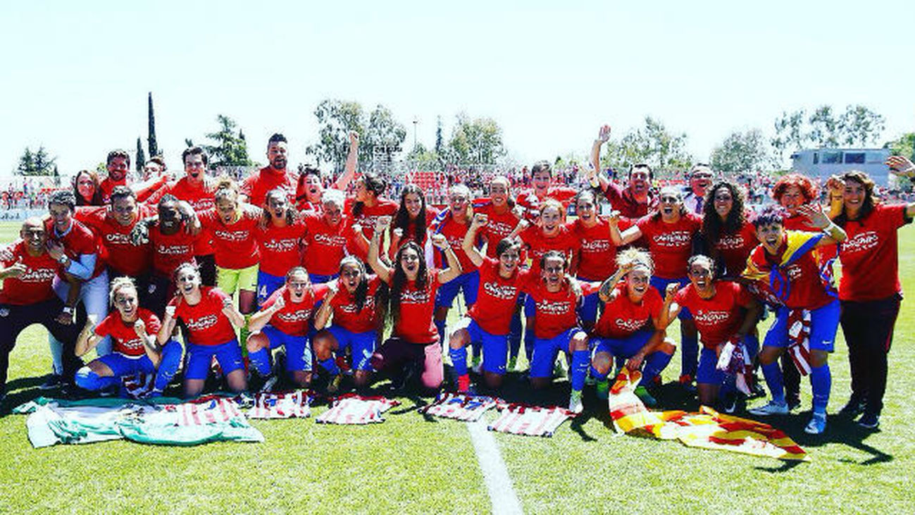 2-1. El Atlético de Madrid, campeón de la Liga femenina