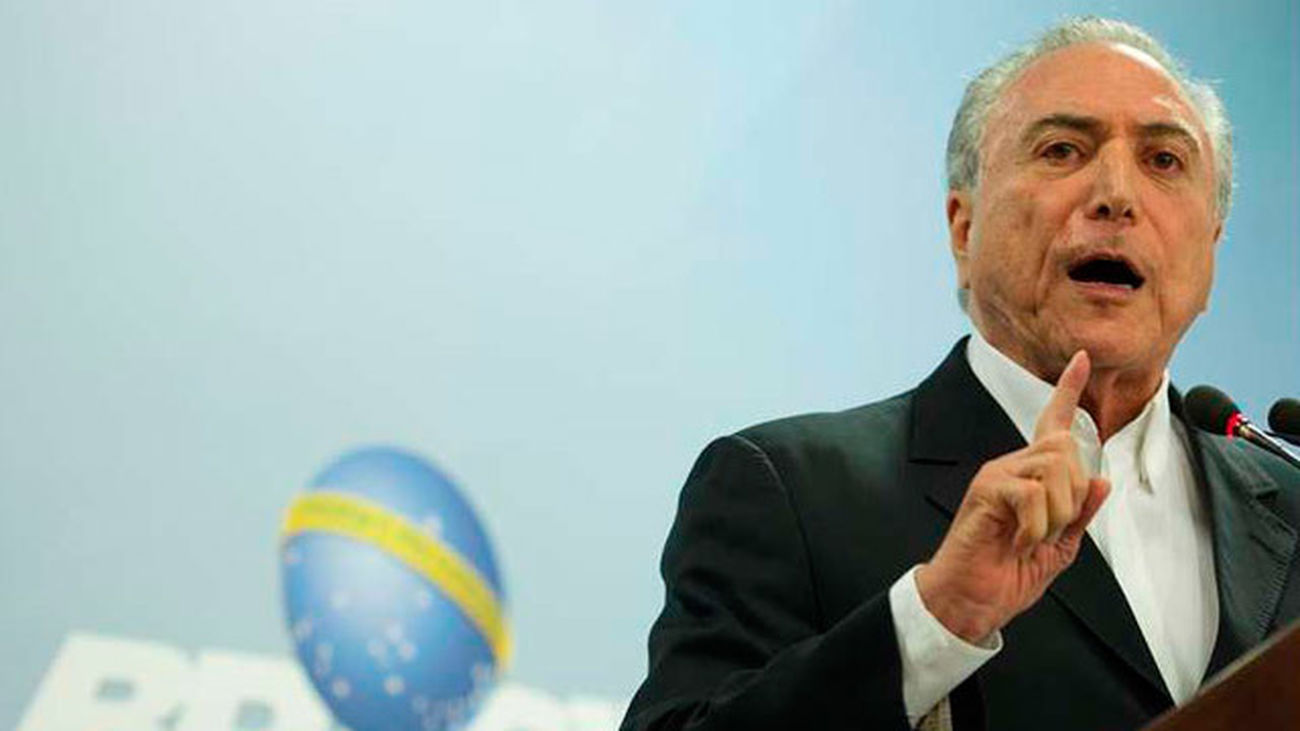 El presidente de Brasil, Michel Temer