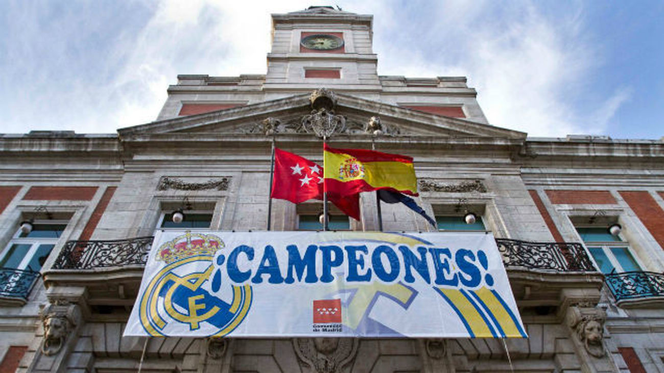 El Real Madrid celebra la Liga en la Comunidad y el Ayuntamiento