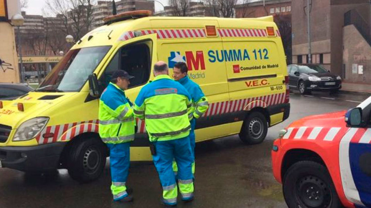 Ambulancia del Summa de la Comunidad de Madrid