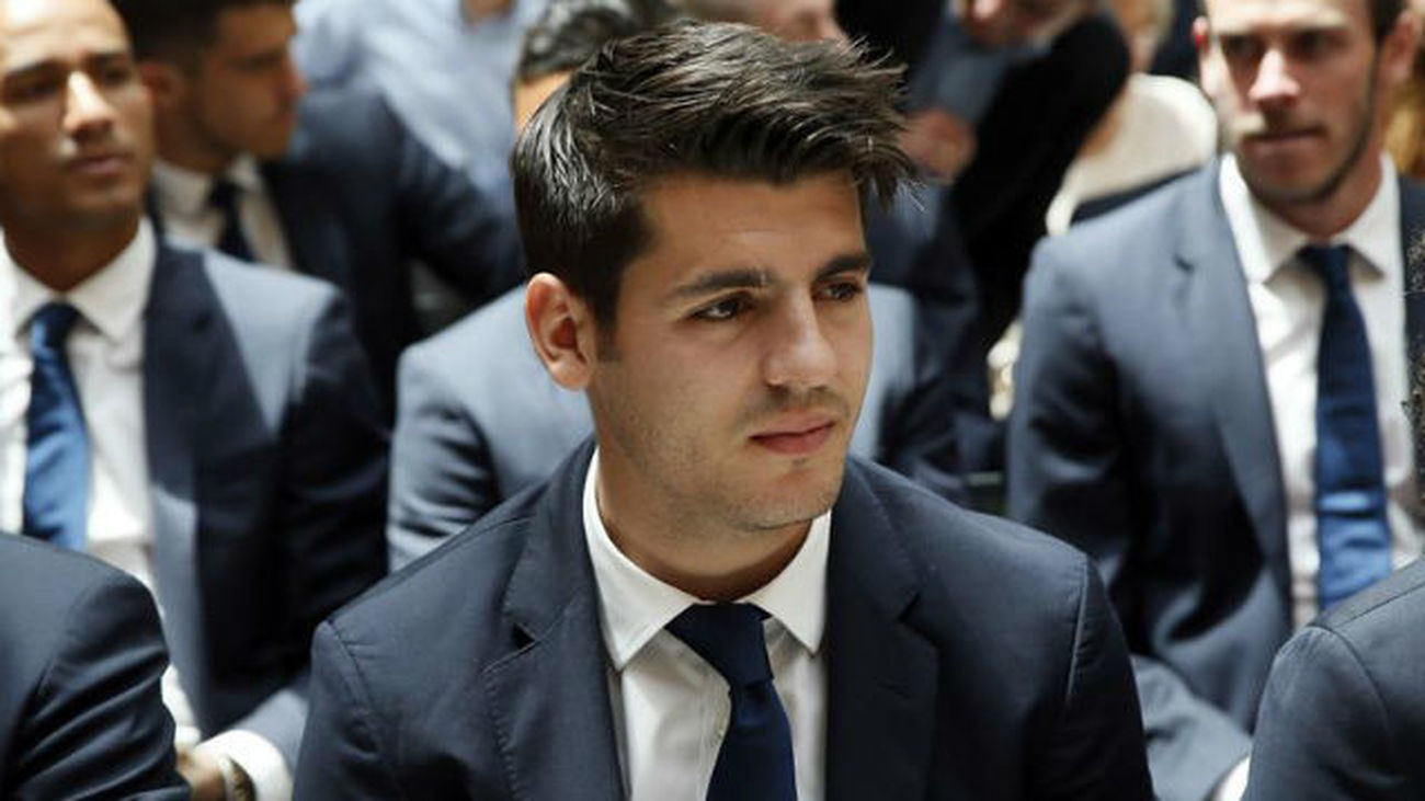 Morata, de la fiesta a la tristeza en una celebración con sabor a despedida
