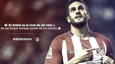 Koke renueva hasta el 2024