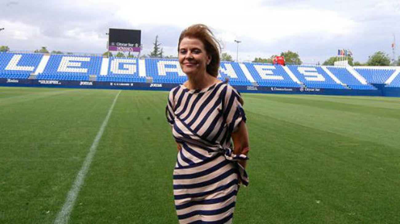 Victoria Pavón, presidenta del CD Leganés