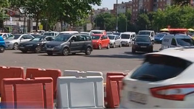 Colapso por las obras para el nuevo carril ciclista de la Avenida de Oporto