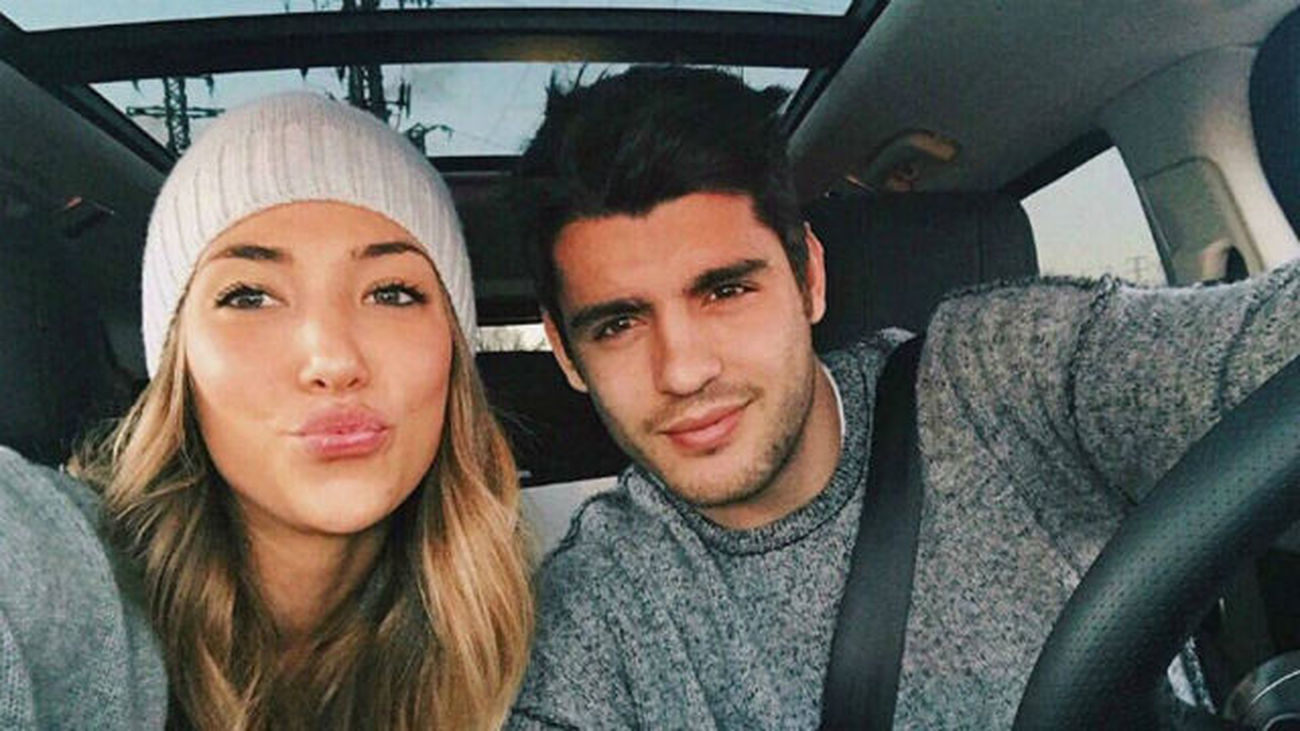 Alice Campello y Álvaro Morata