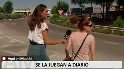 Se juegan la vida en Ciempozuelos para llegar al supermercado