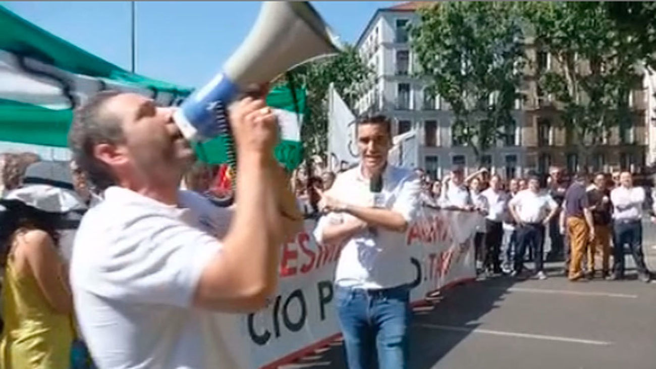 Huelga de taxistas en Madrid