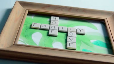 Renovar marcos con "milk paint"