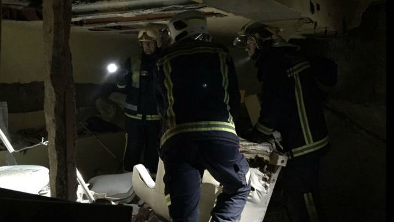 Actuación de los bomberos