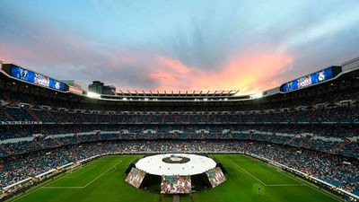 Los jugadores llegan al Bernabéu